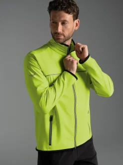Praktische Sportjacke aus Microfaser Lemon