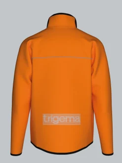 Praktische Sportjacke aus Microfaser Leuchtorange