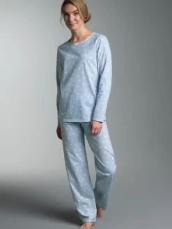 Pyjama mit Allover 