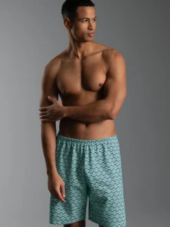 Pyjama Shorts mit Allover-Muster 