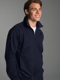 Raglanjacke aus Sweat-Qualität Navy