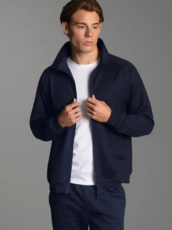 Raglanjacke aus Sweat-Qualität Navy