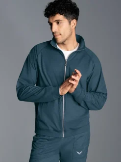 Raglanjacke Jeans-melange