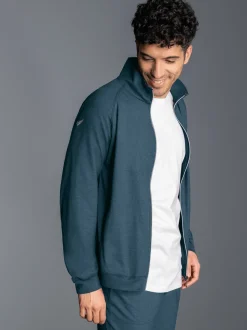 Raglanjacke Jeans-melange