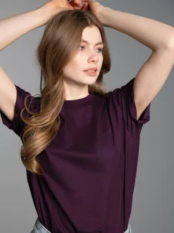 Relaxed Fit T-ShirtAubergine