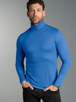 Rollkragenshirt Electric-blue