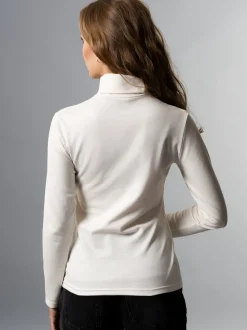 Rollkragenshirt Natur