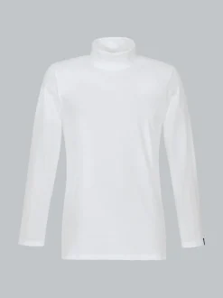 Rollkragenshirt Weiss