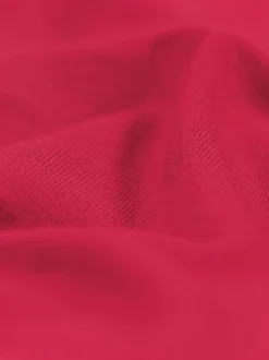Rundhalsshirt aus Viskose Rubin