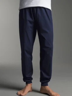 Schlafanzughose Bündchen Navy