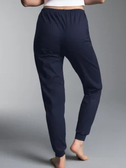 Schlafanzughose Bündchen Navy