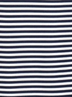 Shirt aus 100% Baumwolle mit 3/4-Arm Navy