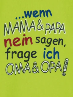 Shirt Feinripp Oma & Opa Lemon