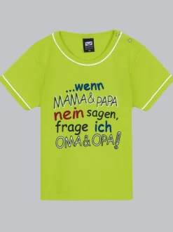 Shirt Feinripp Oma & Opa Lemon