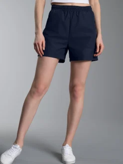 Shorts aus 100% Baumwolle Navy