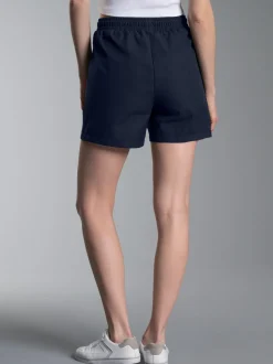 Shorts aus 100% Baumwolle Navy