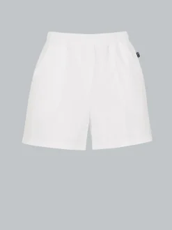 Shorts aus 100% Baumwolle Weiss