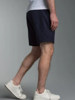 Shorts in Waffel-Optik Navy