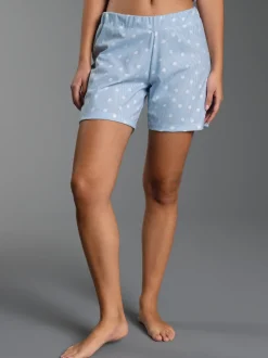 Shorts mit Allover "Punkt" Muster Horizont