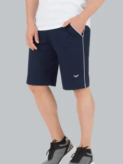 Shorts mit Paspel Navy