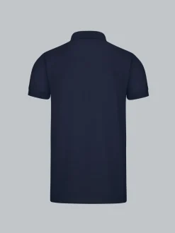 Slim Fit Poloshirt aus DELUXE-Piqué Navy