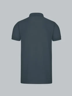 Slim Fit Poloshirt aus DELUXE-Piqué Anthrazit