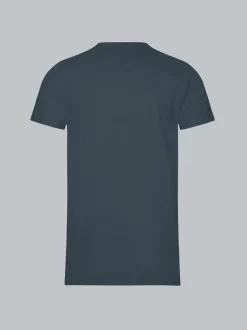 Slim Fit T-Shirt aus DELUXE Baumwolle Anthrazit
