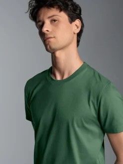 Slim Fit T-Shirt aus DELUXE Baumwolle Efeu