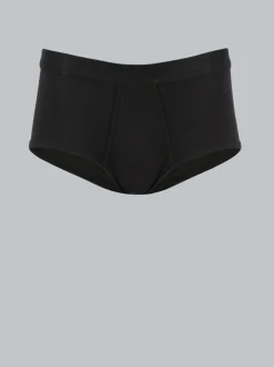 Slip Feinripp im Doppelpack Schwarz