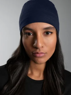 Soft-Cap aus Viskose Navy