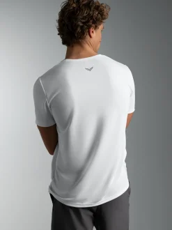 Sport Funktionsshirt Weiss