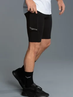 Sporthose mit Handytasche Schwarz