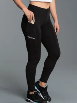 Sportleggings mit praktischer Tasche Schwarz
