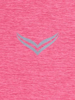 Sportshirt in Melange-Optik Flamingo