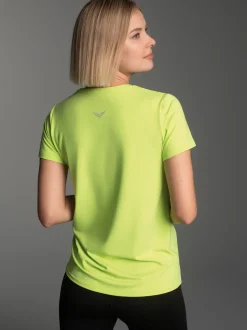 Sportshirt in Melange-Optik Lemon