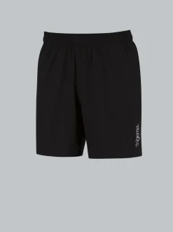 Sport-Shorts mit Innenslip aus Netz Schwarz