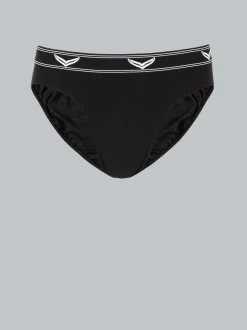 Sportslip im Doppelpack Schwarz