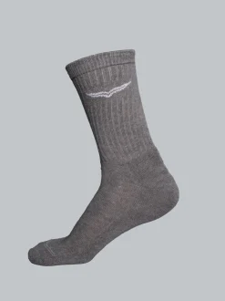 Sportsocken im Doppelpack Grau-melange