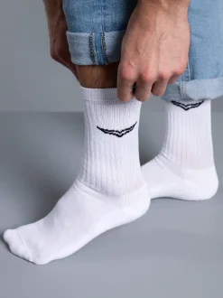 Sportsocken im Doppelpack Weiss