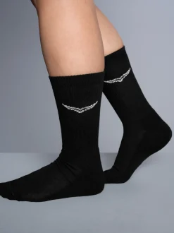 Sportsocken im Doppelpack Schwarz