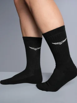 Sportsocken im Doppelpack Schwarz