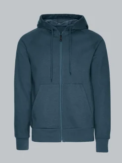 Sweatjacke mit Kapuze Jeans-melange