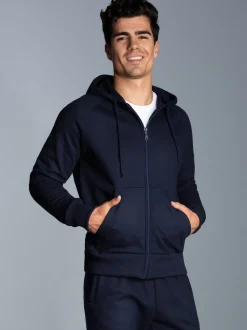 Sweatjacke mit Kapuze Navy