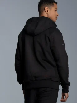 Sweatjacke mit Kapuze Schwarz