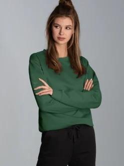 Sweatshirt aus Biobaumwolle Efeu