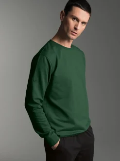 Sweatshirt aus Biobaumwolle Efeu