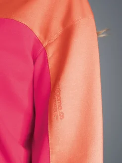 Sweatshirt in zweifarbigem Design Peach