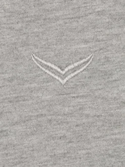Sweatshirt mit angerauter Innenseite Grau-melange