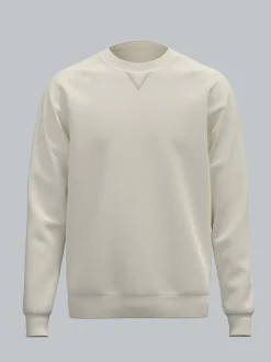Sweatshirt mit angerauter Innenseite Natur