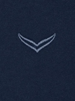Sweatshirt mit angerauter Innenseite Navy